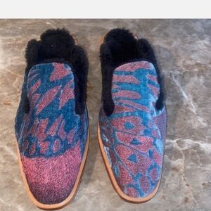 Free People Butterfly Effect Fur Mules